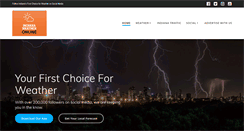 Desktop Screenshot of indianaweatheronline.com