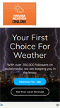 Mobile Screenshot of indianaweatheronline.com